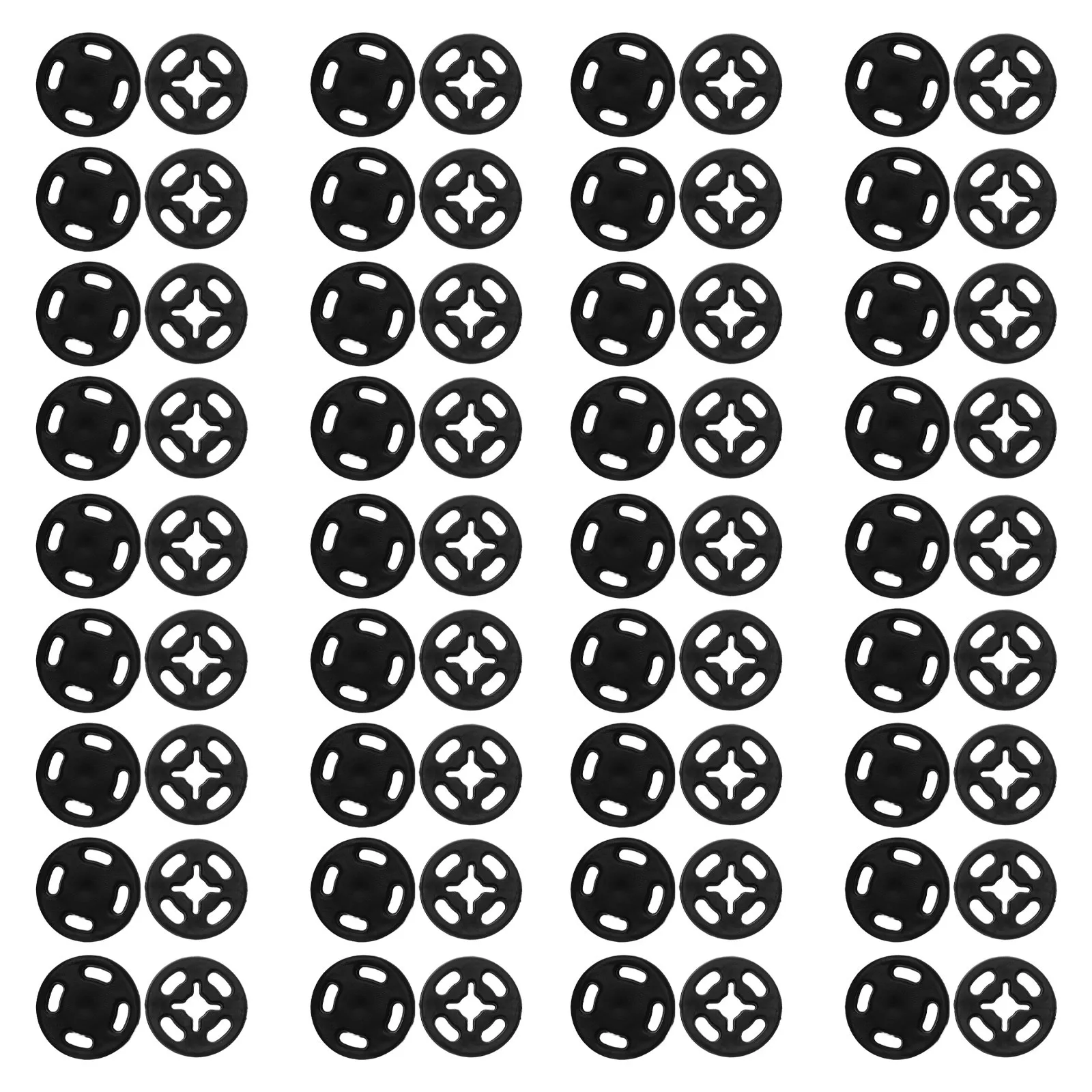 

1000Pcs Invisible Sew-on Snap Buttons Nylon Fasteners Anti-Exposure Hidden Shirt Button Fastener for Clothing Sewing DIY