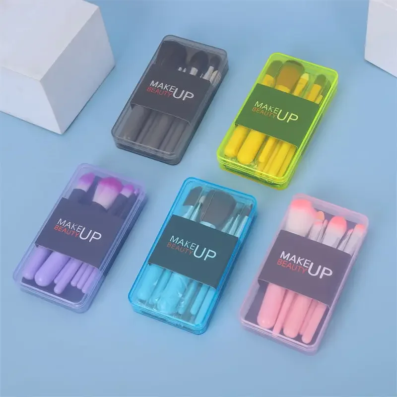 7 stks/set Draagbare Make-Up Borstel Poeder Blusher Oogschaduw Make Up Tool Kit Professionele Schoonheidsverzorging Make-up Cosmetica Accessoires