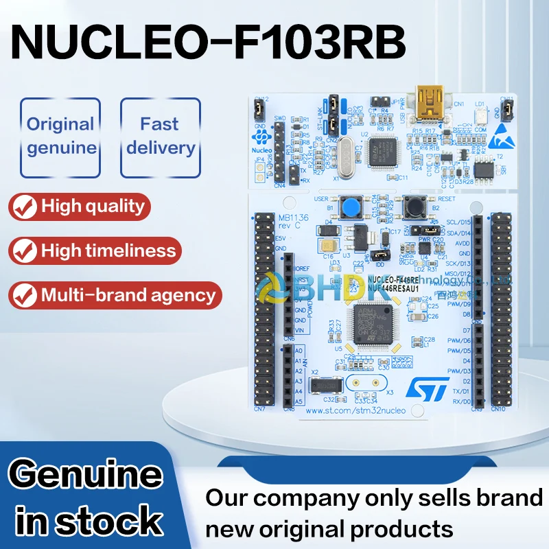For NUCLEO-F103RB STM32F103RB Nucleo Development Board Cortex M3 Embedded MCU Evaluation Kit