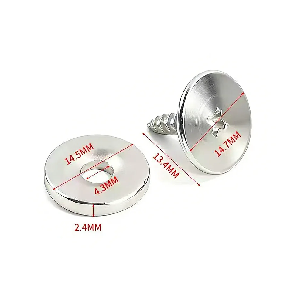 Cabinet Catch Magnetic Door Catch Strong Magnetism Invisible Mechanism Circular Magnetic Button Home DIY Projects
