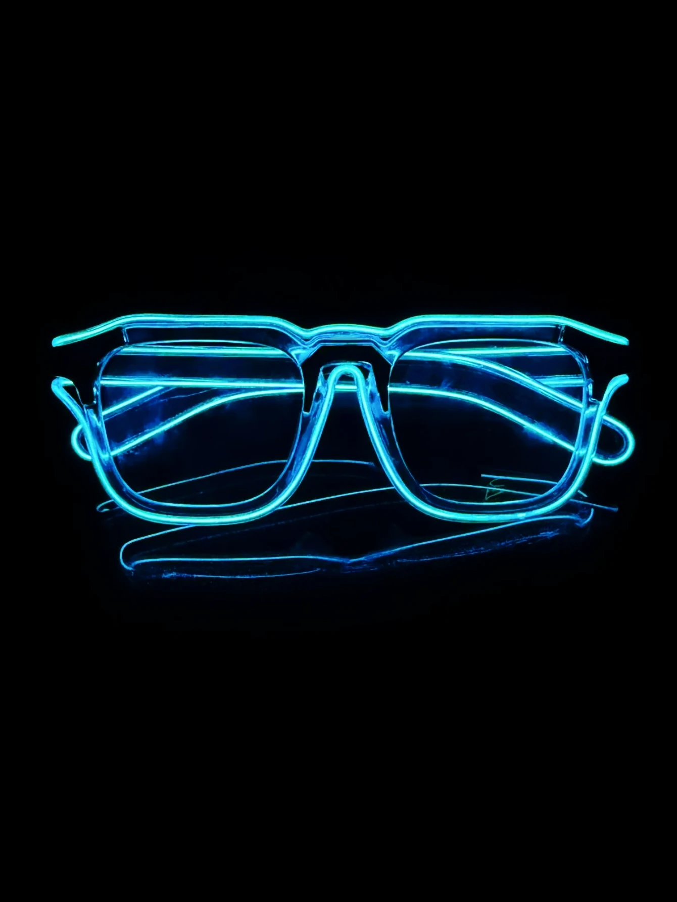 Bezprzewodowe okulary EL świecące, okulary LED disco, okulary celebrytów internetowych, pikselowe okulary do KTV, barowe okulary tworzące atmosferę, okulary koncertowe, efekt flash.