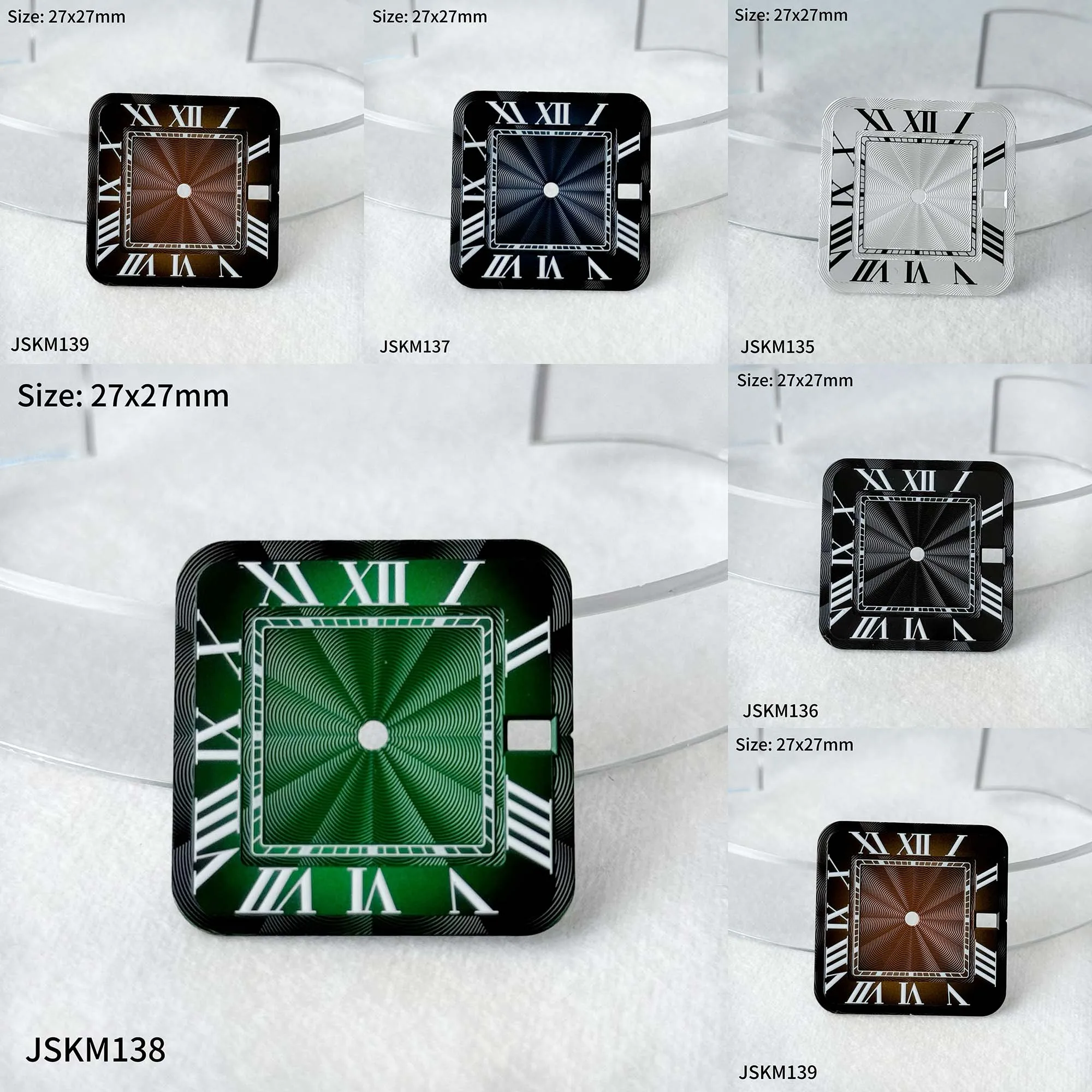 27mm square Santos NHdial35dial watch accessories customization watch module customization logo dial