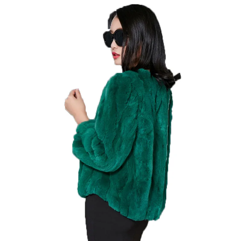 New 2023 Plus Size 4xl 5xl Winter Coat Women Faux Fur Coat Rabbit Fur Coat  Short Slim Fit Warm Jacket