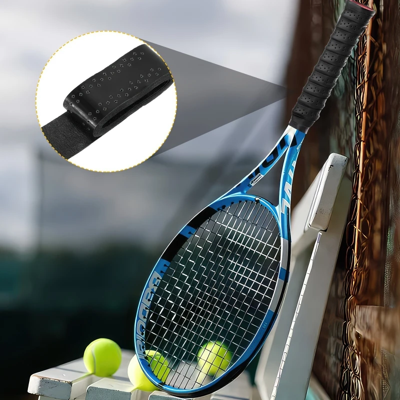 

2pcs Tennis Racket Grip Tape Overgrip Replacement Wrap for Racquetball Squash Badminton Pickleball Paddles
