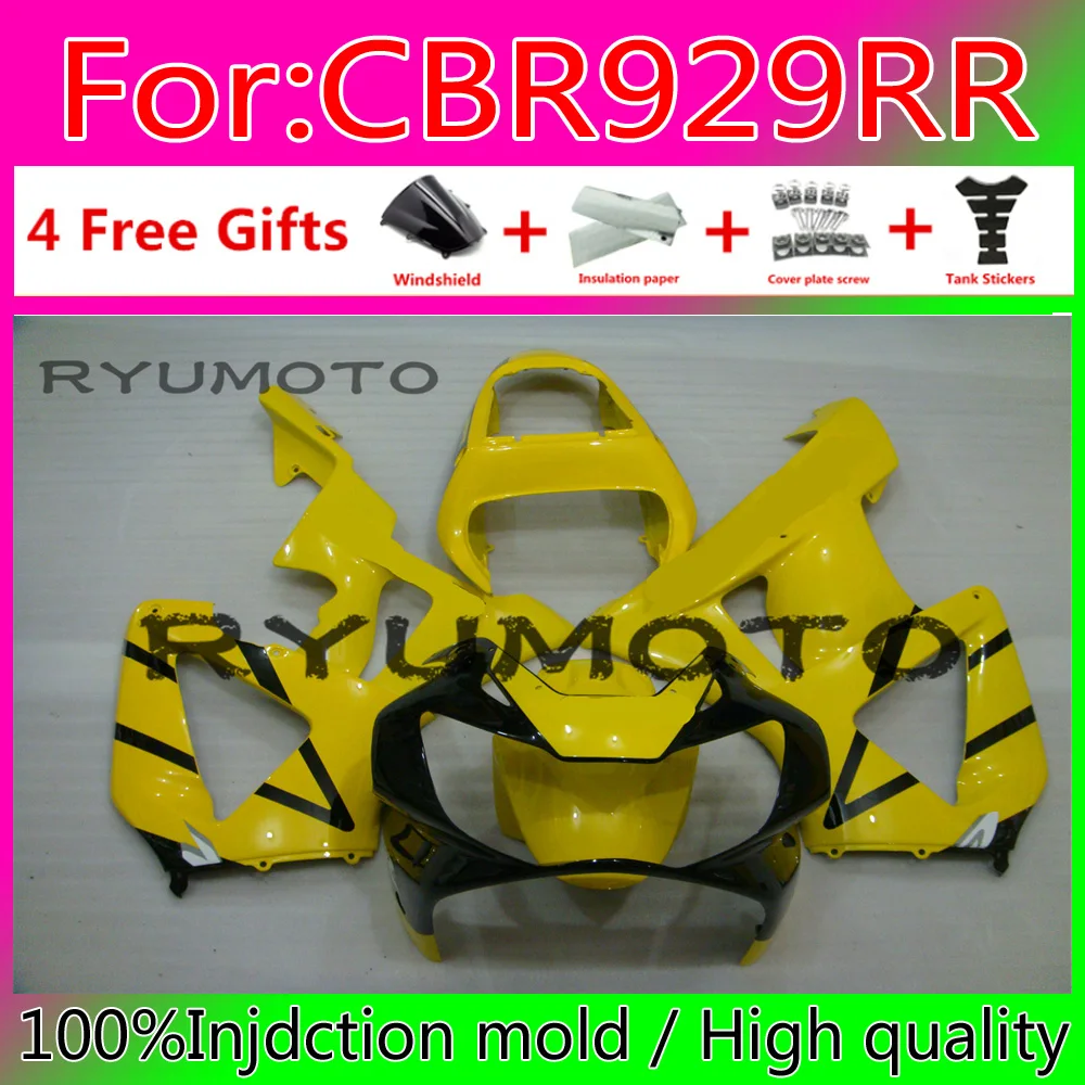 fairing For HONDA  CBR929RR 00 01 CBR 929 RR CBR929RR CBR900RR CBR929 RR 00-01 Fairings