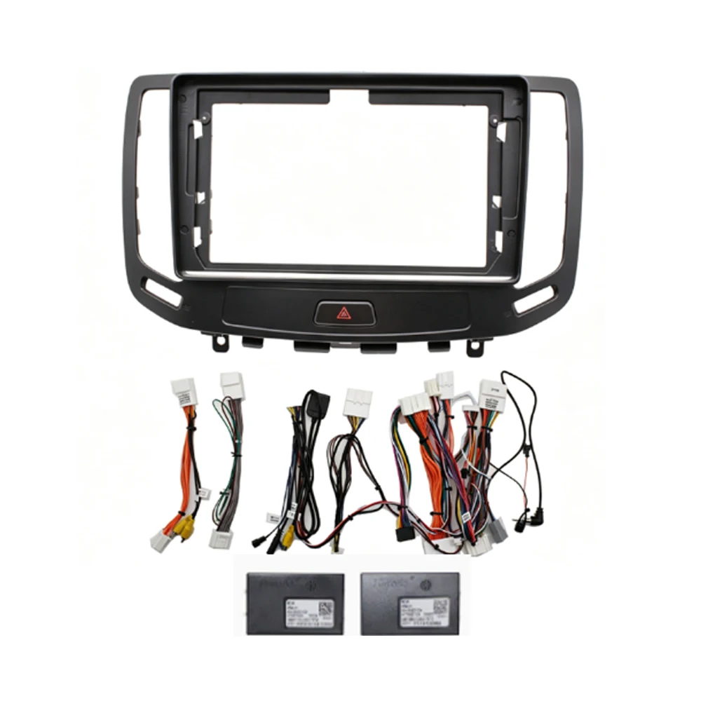 9 Inch Car Radio Fascia Frame For Infiniti G37 2006-2014 2rd Generation CD Dashboard Panel Trim Installation Kit