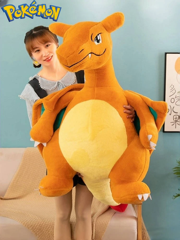 35/45/60CM Große Größe Pokemon Charizard Plüsch Cartoon Anime Plüschtiere Weiche Puppe Kissen Kawaii Gefüllte Plushie ornament Geschenk für Kind