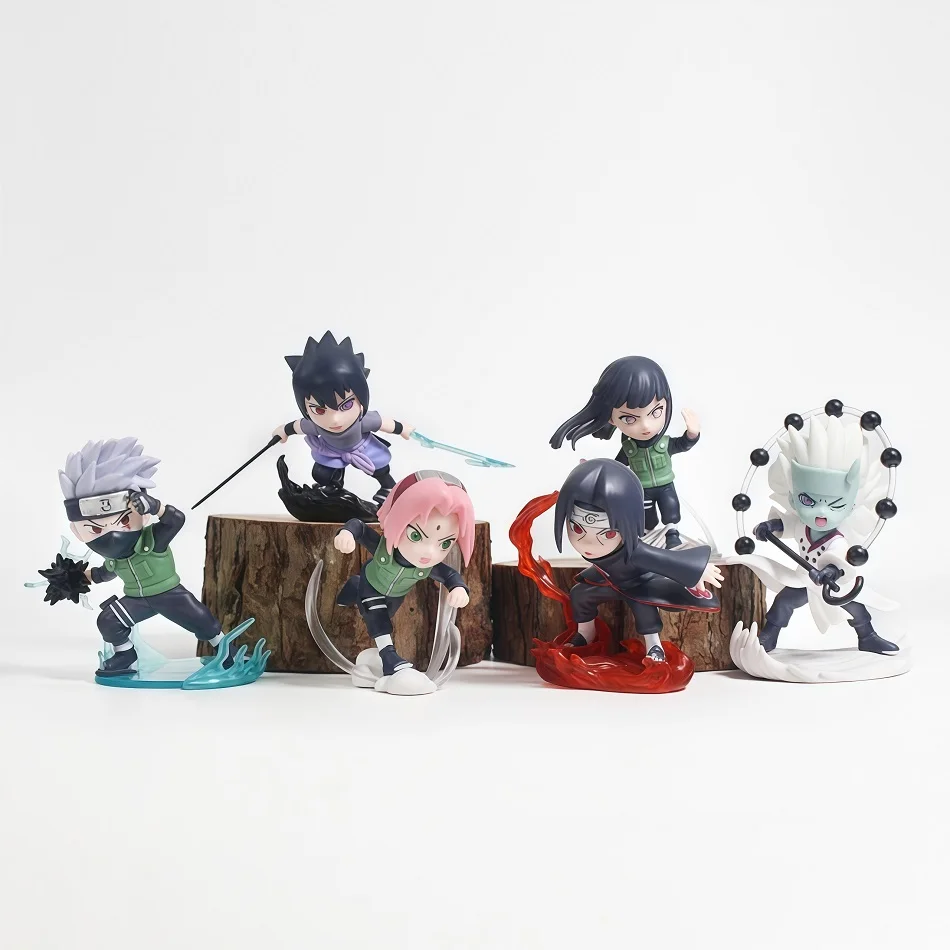 Anime Naruto Blind Box Modellfigur 1-12 Stück NARUTO Ninkai Taisen Serie Figur PVC Desktop Sammlerstück Spielzeugpuppe Geburtstagsgeschenk – Detail 9