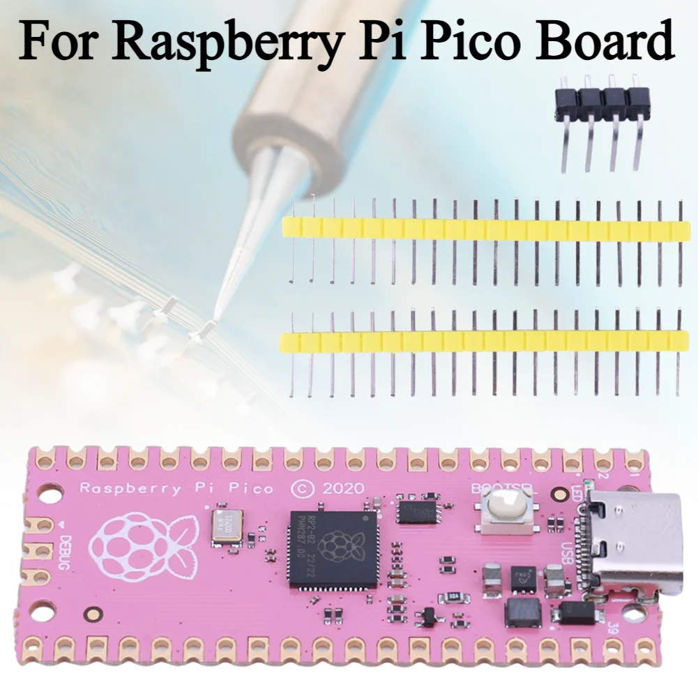 RP2040 Development Board for Raspberry Pi Pico Dual-Core 264KB ARM Running Up To 133 MHz Support C/C++/Python with SPI/I2C/UART