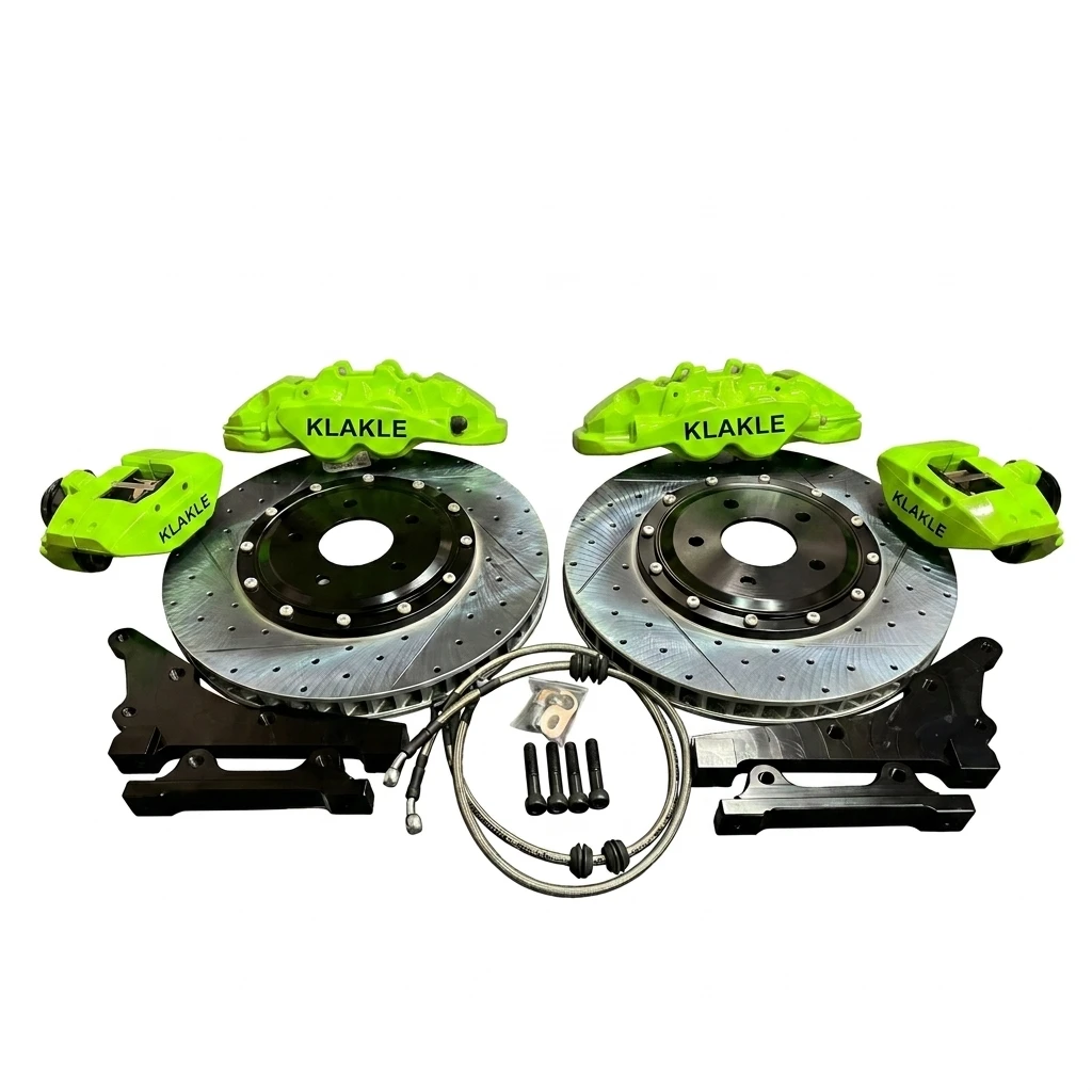 KLAKLE 8560 Electronic Handbrake 4 Big Piston Brake Caliper Kits 380mm Brake Rotor Disc for Skoda Octavia