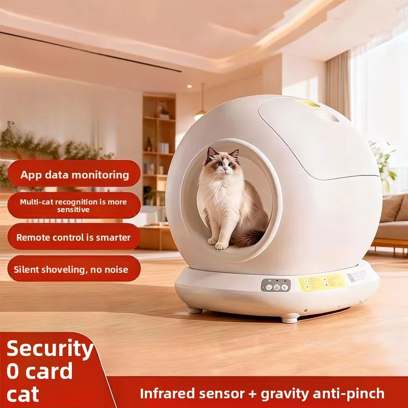 The self-cleaning box is equipped with control functions and supports 2.4G unlimited network connection,supplies