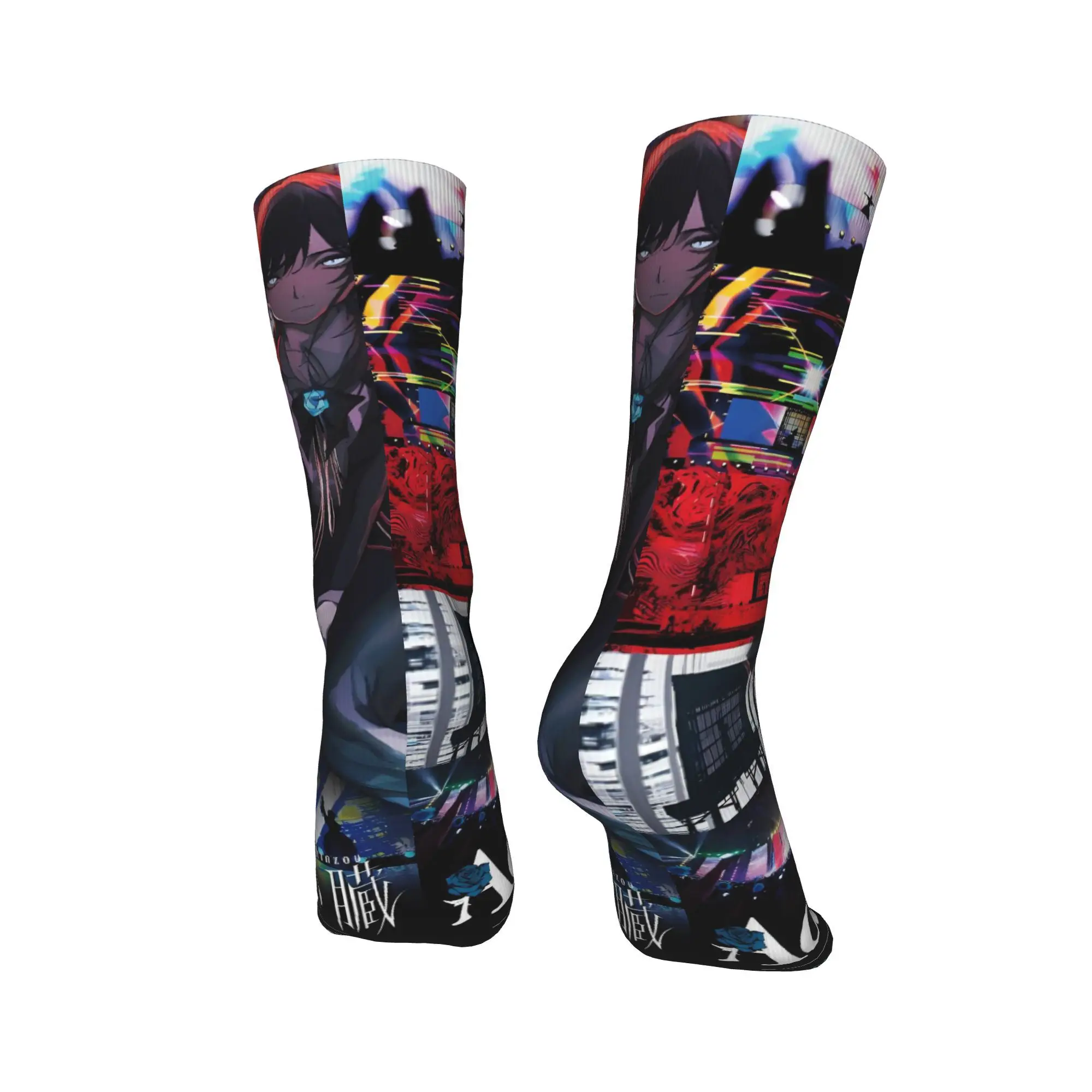 Ado WORLD TOUR 2025 Calzini Hibana Calze antiscivolo da uomo Calzini da arrampicata di alta qualità Calzini personalizzati gotici primaverili