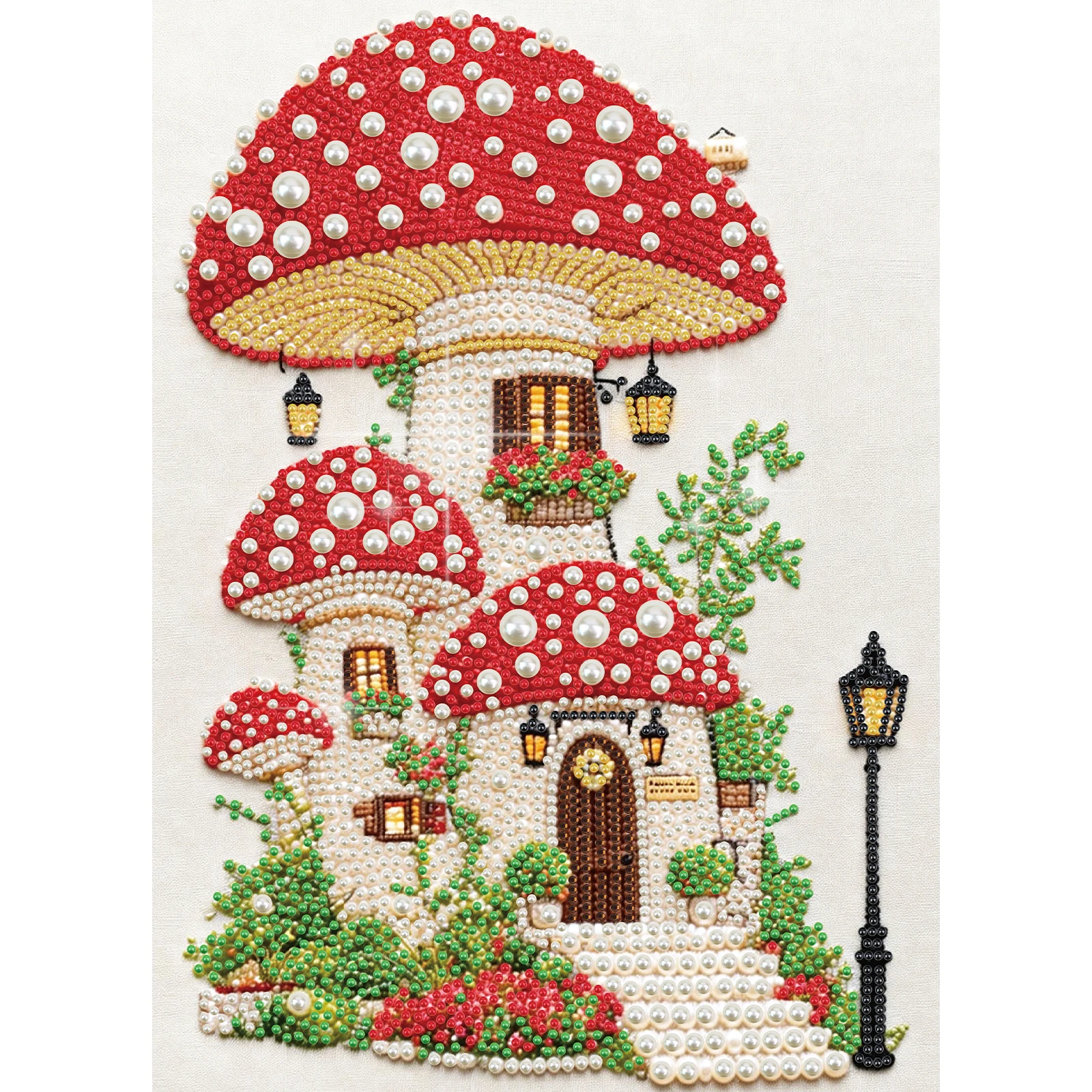 Art Craft House - مجموعات الرسم بالألماس واللؤلؤ للمبتدئين البالغين،