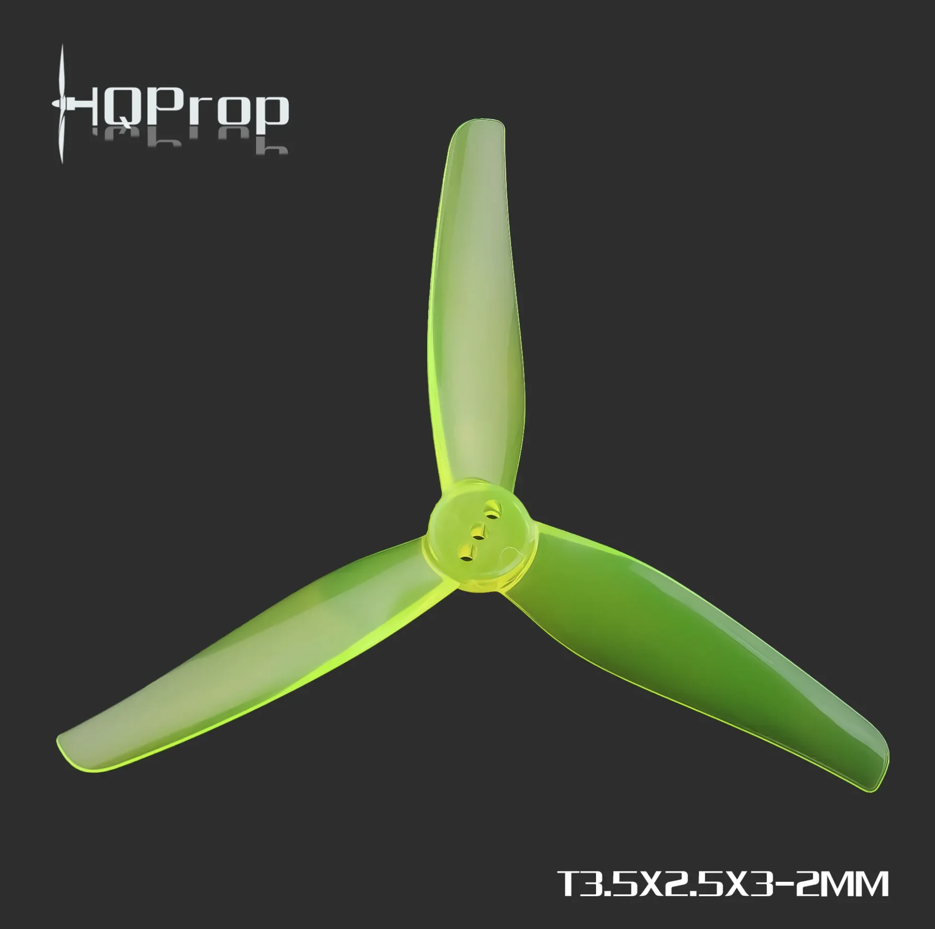 12PCS HQProp T3X2X3-2MM T3.5X2.5X3 -2MM  3-Blade 3/3.5 inch CW CCW  Toothpick machine propeller PC Propeller for FPV Freestyle