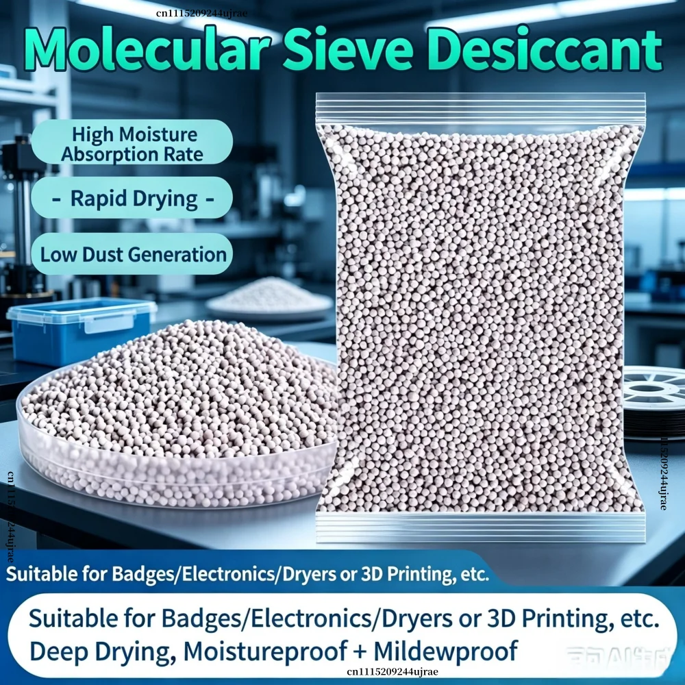 High Quality Zeolite Molecular Sieve Desiccant Beads 3-5mm 3a 4a 5a 13x Moisture Proof Dehumidifier Drying Adsorption Desiccant