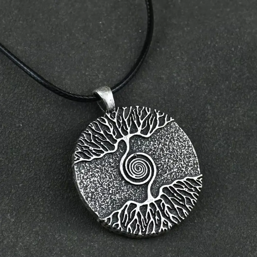 Viking Amulet The Tree of Life Yggdrasil Nordic Talisman Pendant Necklace VikingWorld Tree Norse Mythology  Vikingo Jewelry