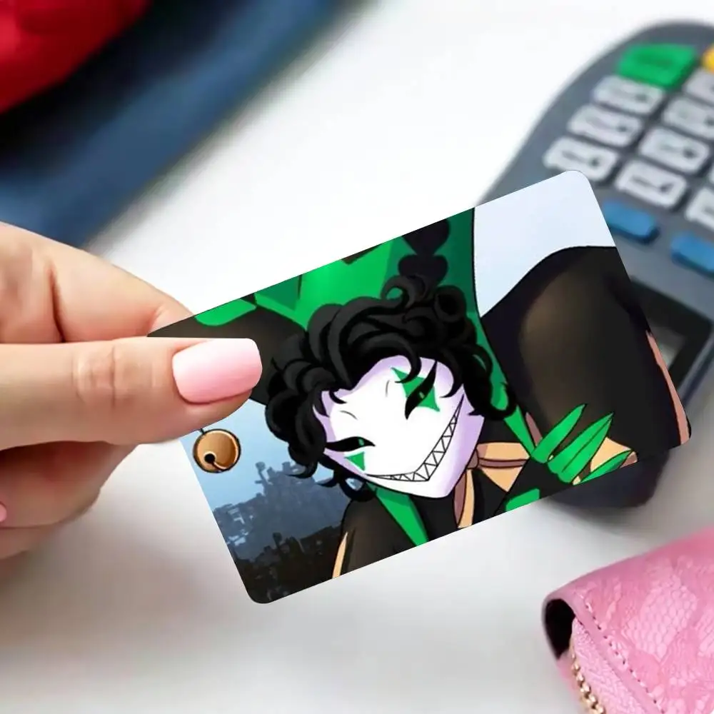 TFC The Freak C-Circus H-Harlequin 4pcs 1Set Card Stickers Small Waterproof Chip 4PCS Card Sticker