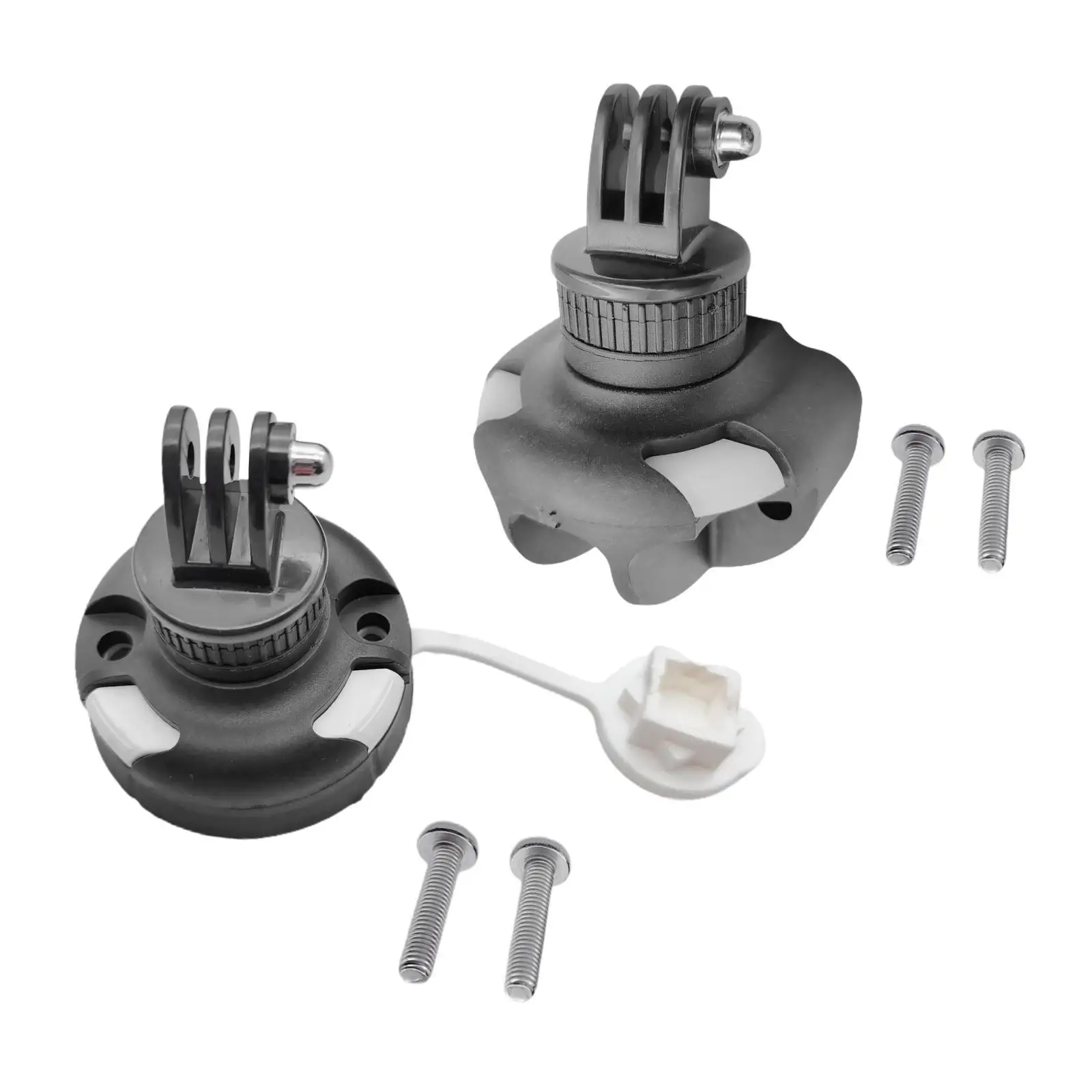 Kayak Sports Camera Mount Base, Marine Boat Canoe Compass Holder Bracket Mounting Kit, Black