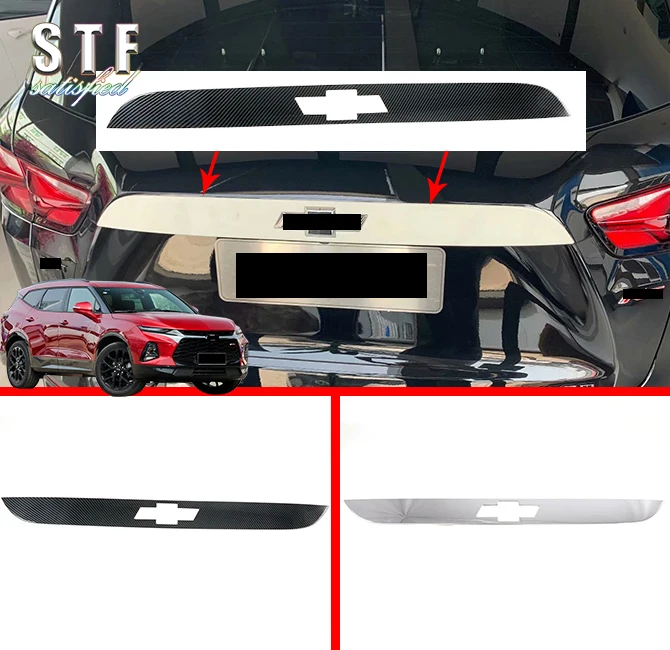 ABS  Rear Trunk Lid Cover Trim For Chevrolet Blazer 2019 2020 Car Accessories Stickers