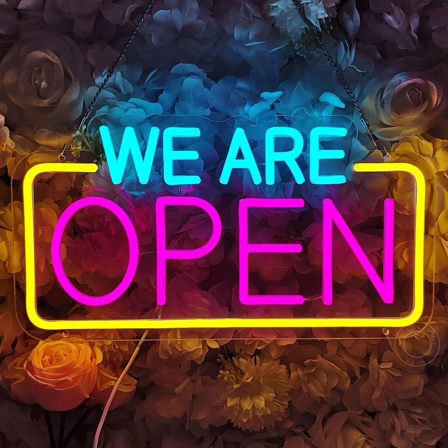 We Are Open Neon Light Sign USB Neon Sign For Business Coffee Shop Store Bar Restaurant Pub Salon Hotel Welcome Door Wall Decor