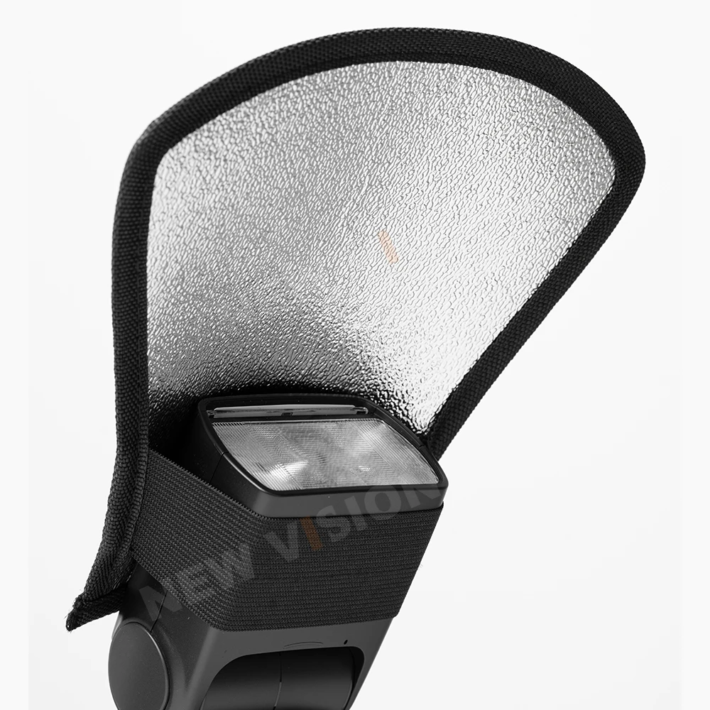 Universal Flash Diffuser Softbox Silver White Reflector for Canon Nikon Pentax Yongnuo Speedlite Photography Studio Photo