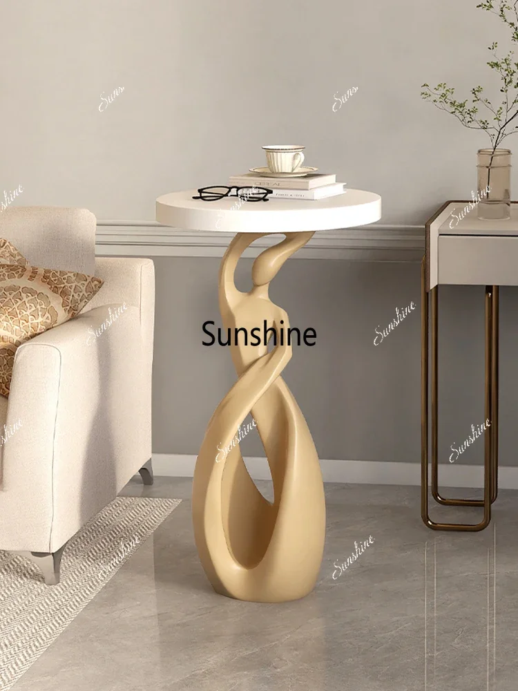 

Modern Abstract Art Ornaments, Furniture, Light Luxury Living Room Coffee Table, Sofas Side Table, Corner Table, Bedside TableTJ