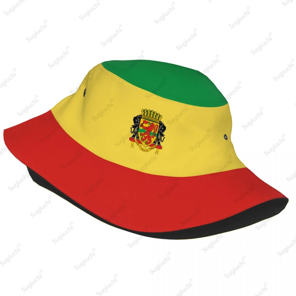 2025 Republic Of Congo 3D Flag Men Women Bucket Hat Outdoor Sun Protection Cap Breathable Mesh For Fisherman Camping Hiking