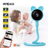 Tuya Baby Monitor 1080P with APP 2.4Ghz WiFi Wireless Smart Home Security Protection Video Surveillance