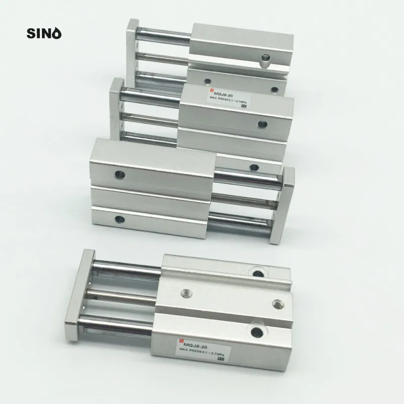 Miniature miniature cylinder with guide rod MGJ6-5/10/20/25/30-mgj10-10/15/30Three bar cylinder, three shaft cylinder