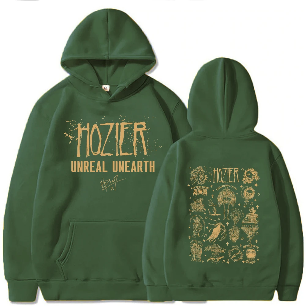 Hozier Unreal Unearth Tour Hoodie Women Man Pullover Vintage Unreal Unearth Unisex Sweatshirt Hoodie