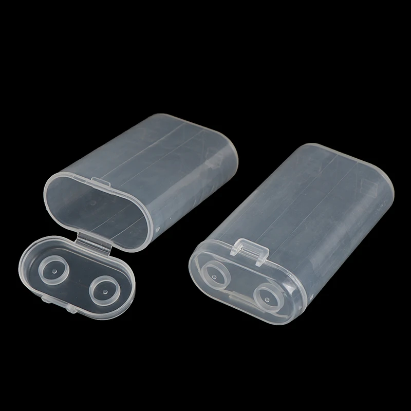 2pc 18650 Battery Storage Box Rechargeable Battery Power Bank Plastic Cases Durable 2X18650 Battery Holder Case