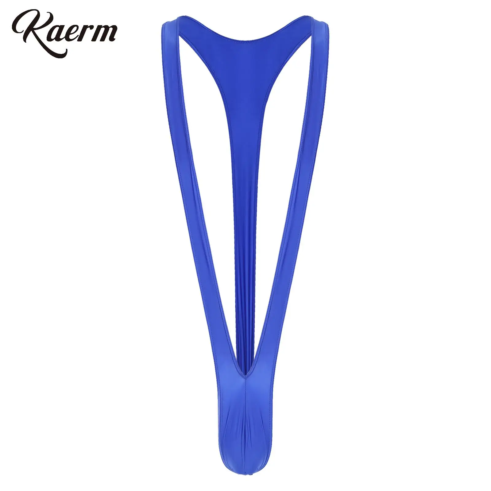 Mens Shiny Oil One Piece Mankini Racer Y Suspender Bulge Pouch Thongs Bodysuit Swimwear Athletic Bodysuit Sexy Underwear