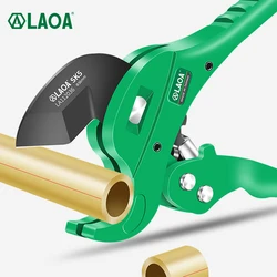 LAOA PVC Pipe Cutter 36mm Aluminum Alloy Body Ratchet Scissors Tube Hose Plastic Pipes PVC/PE/VE Cutting Plumbing Hand Tools