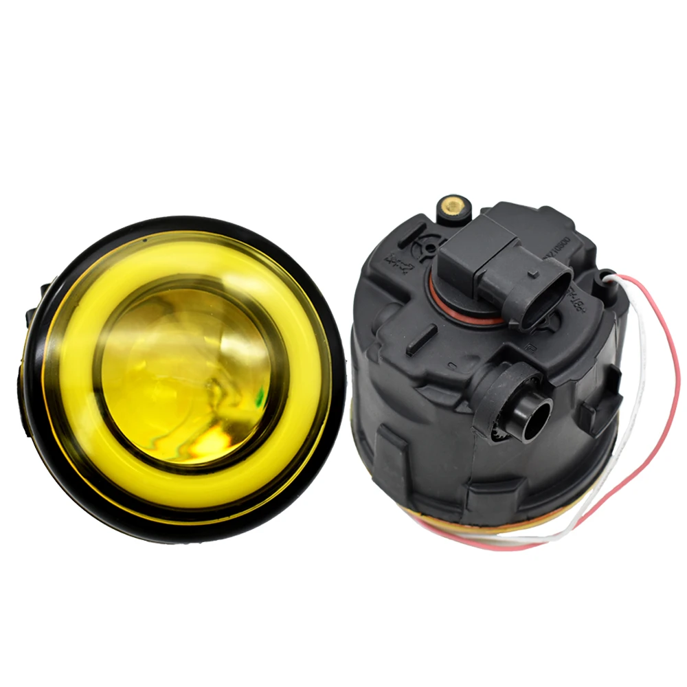 2 sztuk Super jasne LED światła przeciwmgielne + anioł oko biały dla Nissan x-trail (T31) zamknięty pojazd terenowy 2007-2013 — zdjęcie 2