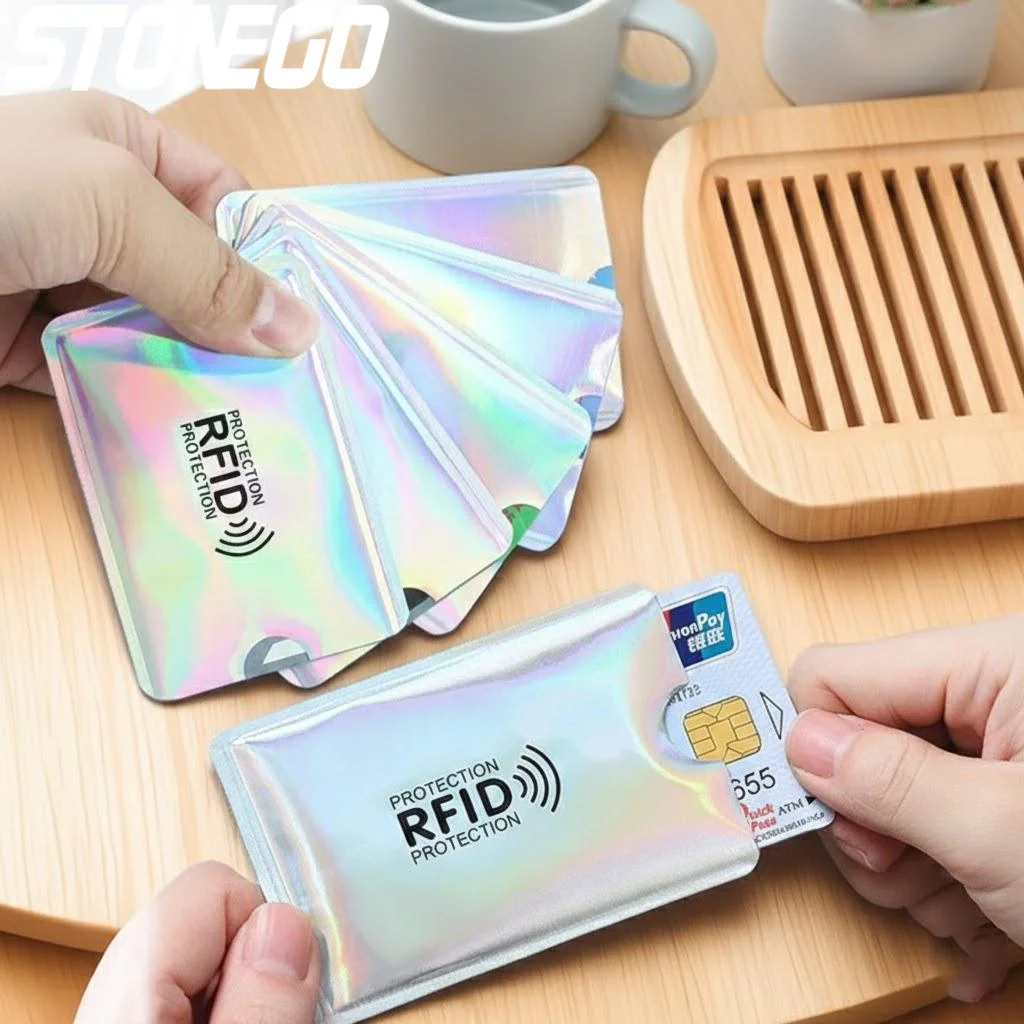 

5Pcs RFID Blocking Sleeves Anti Theft Credit Card Holder Protectors Ultrathin Secure Card Cases Identity Theft Protection