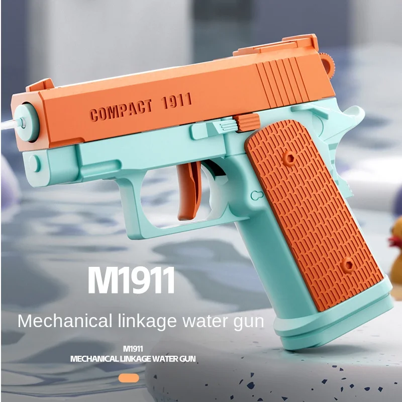 water gun 1911 shape Play Water Water Gun Manual operation running fire water gun Outdoor Water Children Festival birthday Gift