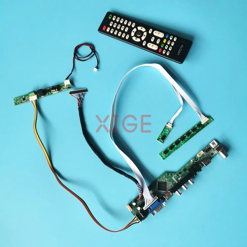 For LM238WF1 LM238WF2 LM238WF4 LM238WF5 Driver Board USB+AV+HDMI+VGA 23.8