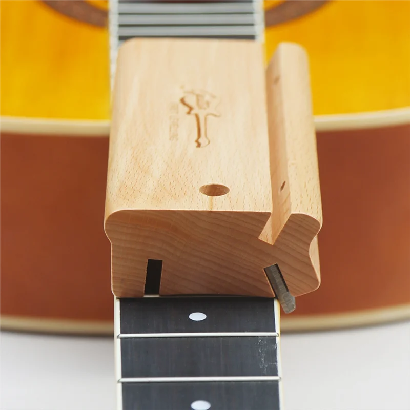 

Guitar Fret End Dressing File 3/23/35 Degree Luthier File Tool Guitar Bass Fret End Dressing For Rounding-AT20