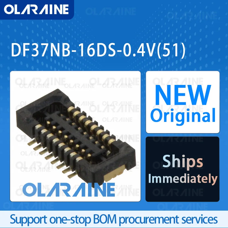 

50/200/500Pcs DF37NB-16DS-0.4V(51) 100% brand new and original IC chip Mezzanine connectors 16 Position 300 mA