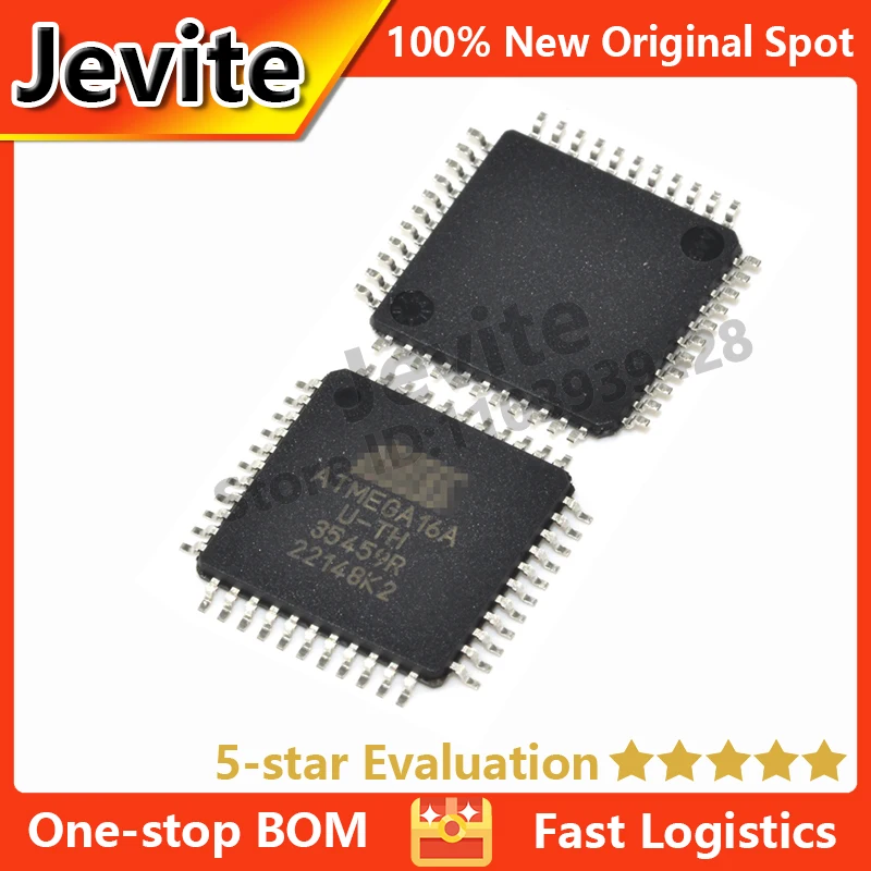 

Jevite 100% New Original electronics Controller IC 10-50 units/lote ATMEGA16A ATMEGA16A-AU TQFP-44 8-bit MCU