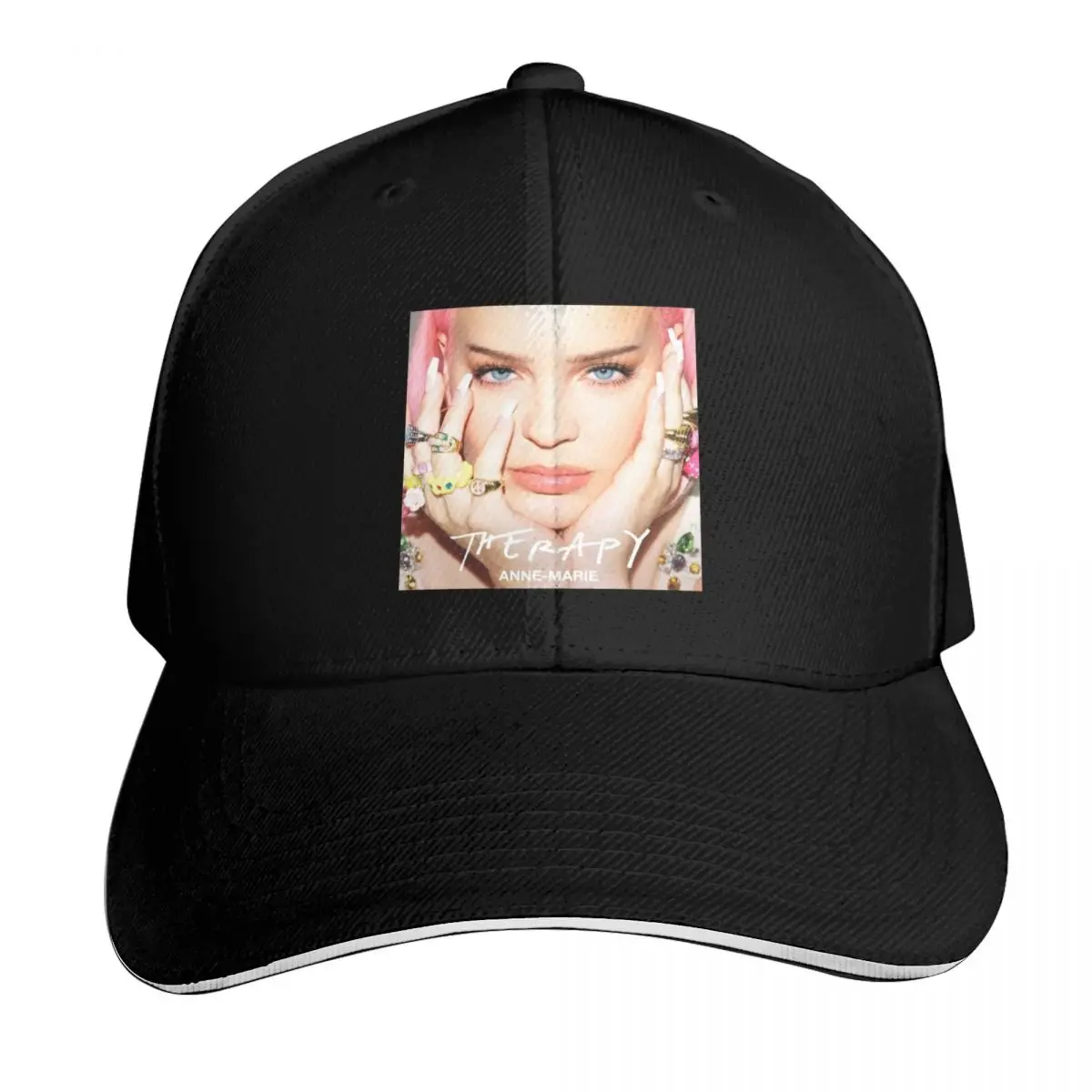 Anne-Marie - Therapy album 2021 Baseball Cap Moisture Wicking Quick Dry Curved Brim Classic Fit Low Profile Unstructured
