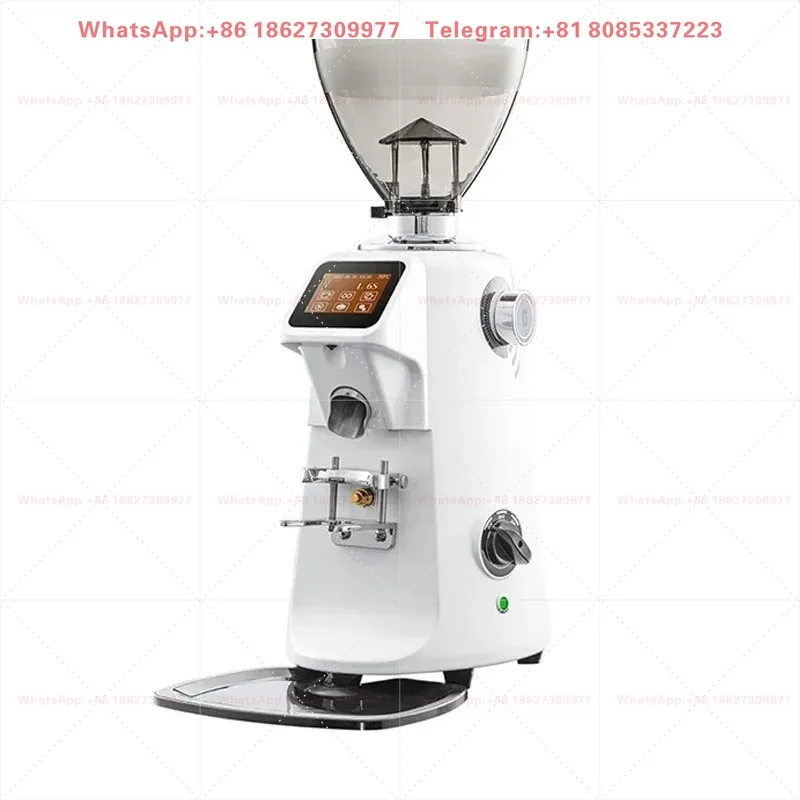 Industrial Grade  Q18 Electric Bean Grinder Timing Quantitative Coffee Grinding Machine 74MM Large Cutterhead Commercial