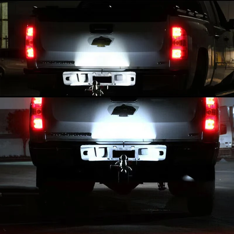 2PCS LED License Plate Lights For Cadillac Escalade ESV EXT For GMC Sierra 1500 2500 3500 Yukon XL For Chevrolet Tahoe Avalanche