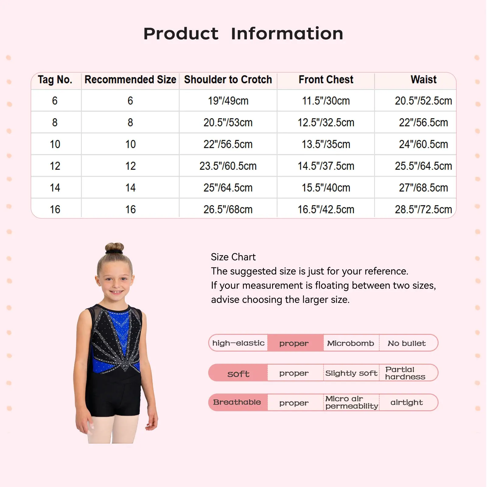 Kids Girls Gymnastics Dance Outfit Sleeveless Crisscross Shiny Rhinestones Metallic Leotard with Shorts Hairband and Backpack