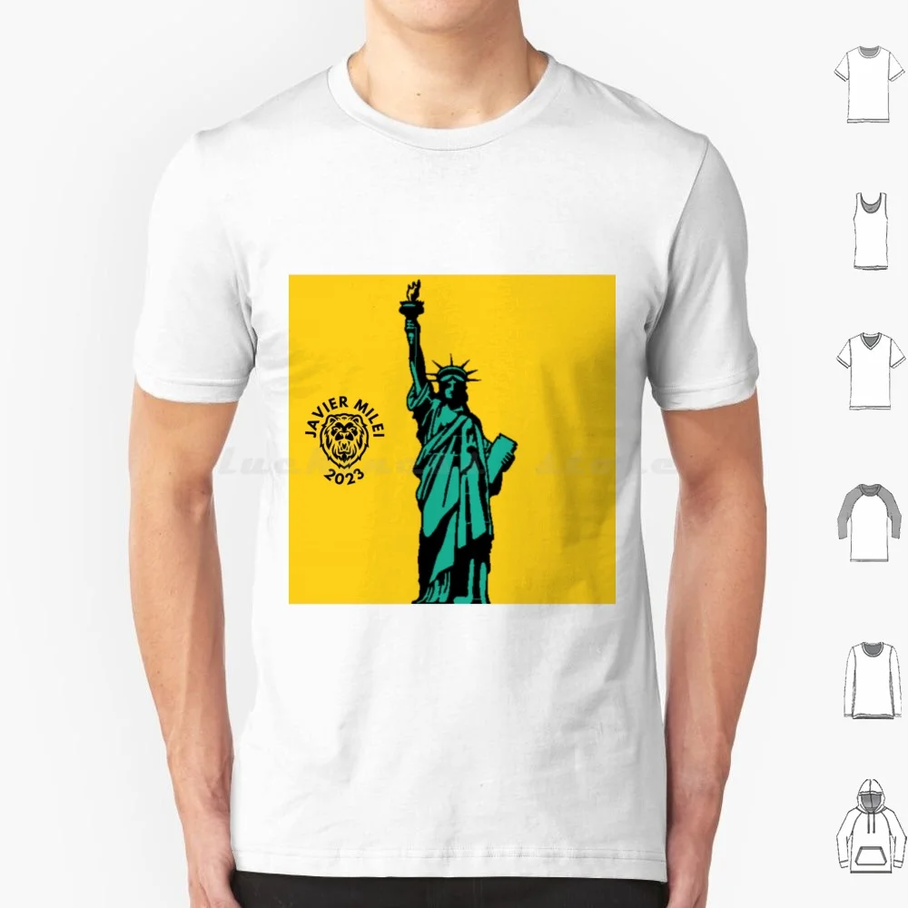Long Live, Javier Milei Presidente 2023 camiseta talla grande 100% algodón Live Libertarian Javier Milei Presidente 2023 Argentina