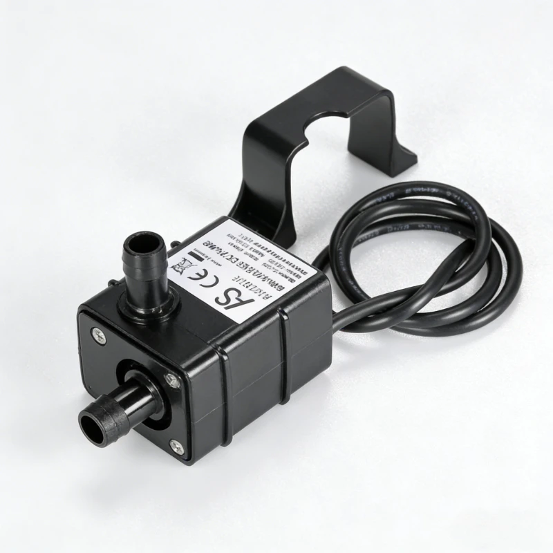 Fountain Aquarium Circulating Mini DC12V Brushless Water Oil Pump Ultra-quiet Waterproof Submersible 240L/H 5W Lift 3M 0~100℃