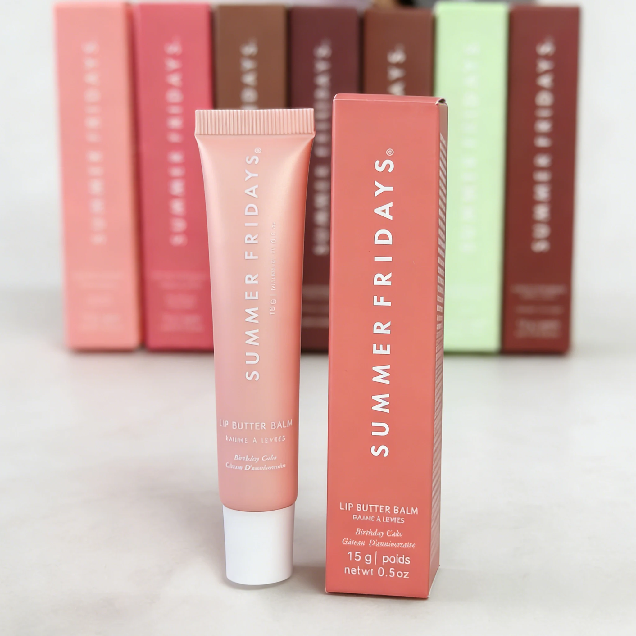 Summer Friday's Facial Mask Cherry Sweet Mint Pink Sugar Limited Edition Lip Balm Set Moisturize Lipstick Lip Gloss Care Suit view 5