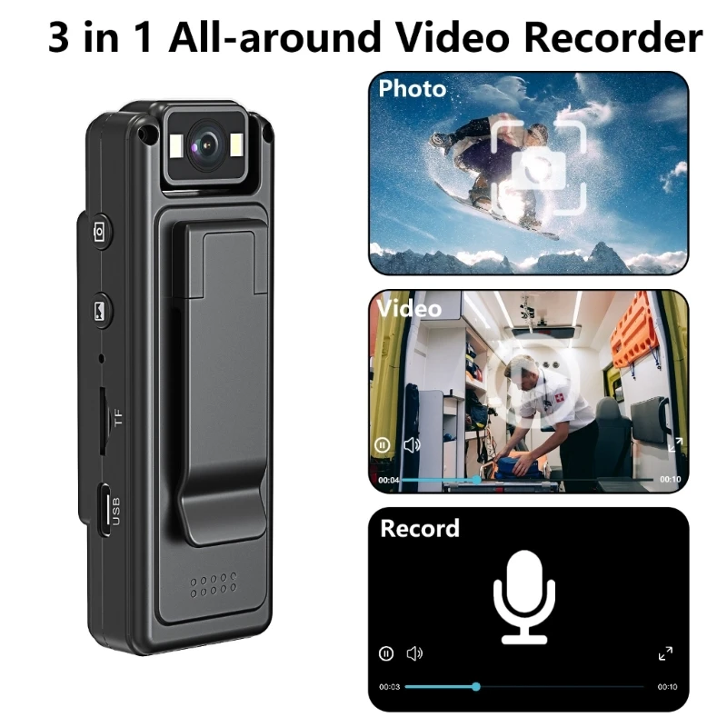 Camera 1080P Portable Digital Video Recordering DVR With Video Capture And Long Battery Life For Active Users Drop Shipping