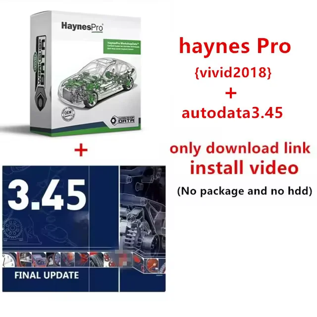 2026 Neueste Haynes Pro (vivid2018) + Autodata 3.45 Werkstattdaten 2018 Atris Technik Europe Kfz-Reparatursoftware Kostenlose Installation