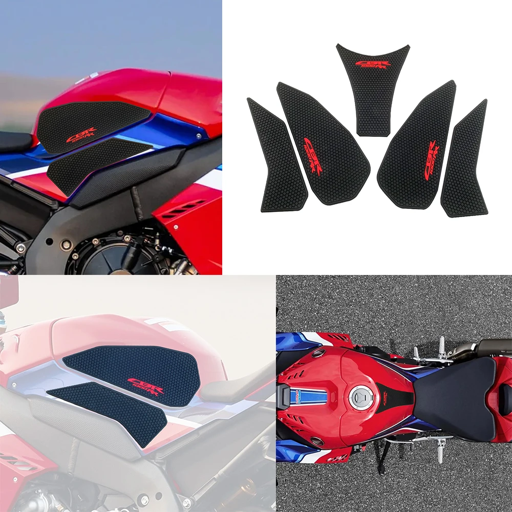 

For CBR1000RRR CBR1000RR-R CBR 1000RRR Fireblade SP 2020- 2025 PVC Sticker Knee Grip Fuel Tank Traction Pads Protector Cover New